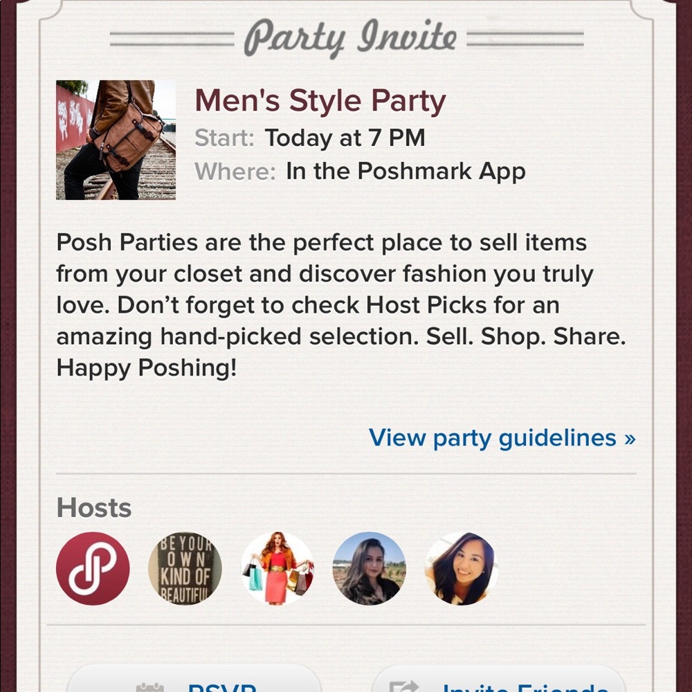 PARTY TIME! Co-Hosting MEN’S Party tonight 🥳🥳🥳